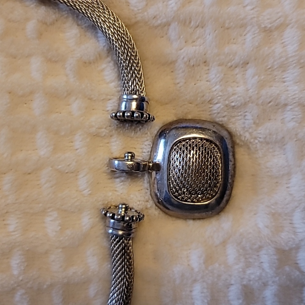 Joseph Esposito Mesh Necklace & Pendant - Picture 7 of 11